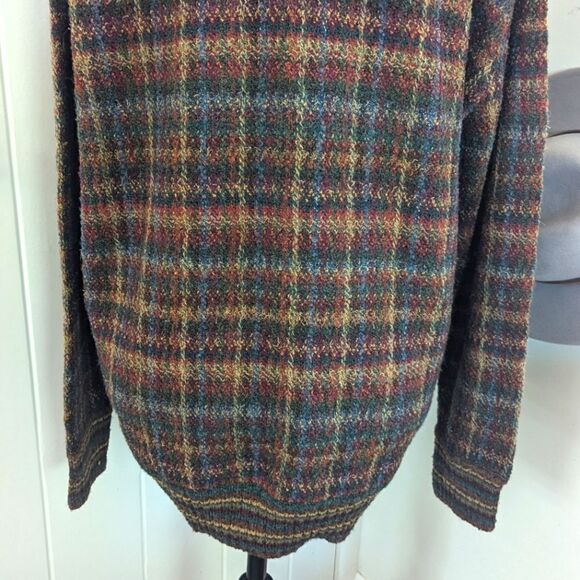 VTG Belvedere Italy Wool Alpaca Sweater M Eclectic Grandpa Countryside Preppy - Picture 8 of 9
